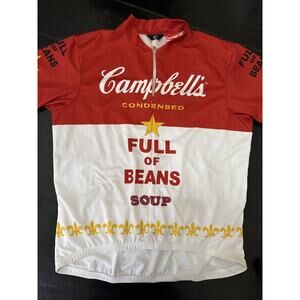 Vintage Campbells Soup Bicycle Jersey Canari Size XL Rare EUC